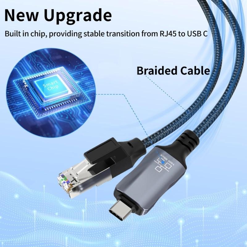 Velocidade rápida USB C ao 1.8 - Braided Line avaliação e preço